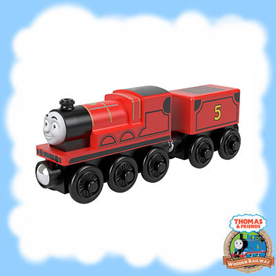 Wooden Railway James The Red Engine Toy Fisher Price Battery