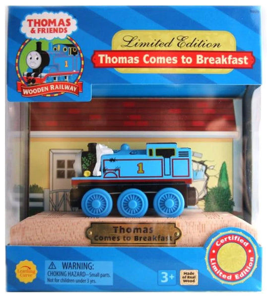 Thomas & Friends Wooden LIMITED EDITION THOMAS COMES TO BREAKFAST ...