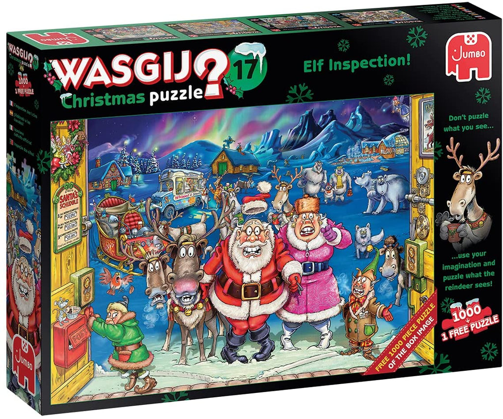 Wasgij Christmas 17: Elf Inspection! 2 x 1000 Puzzle